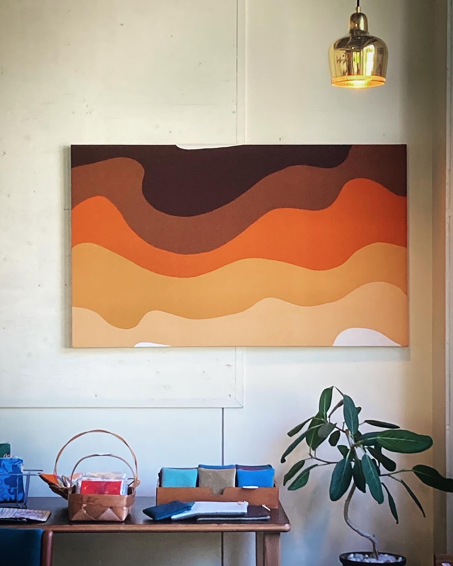 Vintage fabric panel